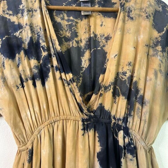 Hard Tail Forever XS Tie Dye Maxi Dress Y2K Babydoll Boho Lounge Grunge - Picture 4 of 11